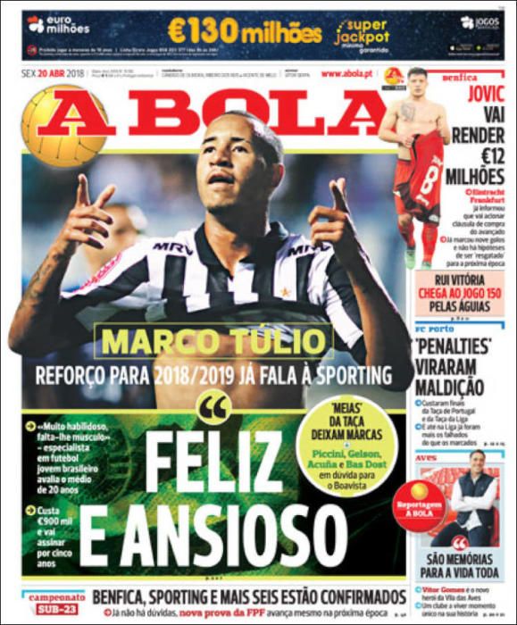 Portadas deportivas viernes 20 de abril