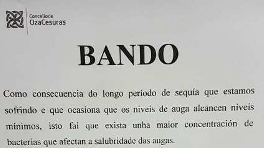 El Concello achacó los resultados de la analítica que disparó las alertas al bajo nivel del Mendo, del que se abastece. El Ayuntamiento de Betanzos manifestó ayer también su preocupación por el bajo caudal, que ha obligado a reducir el consumo municipal