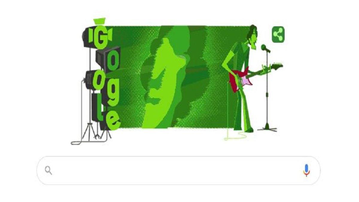 Google le dedica su doodle al cantante argentino Luis Alberto Spinetta