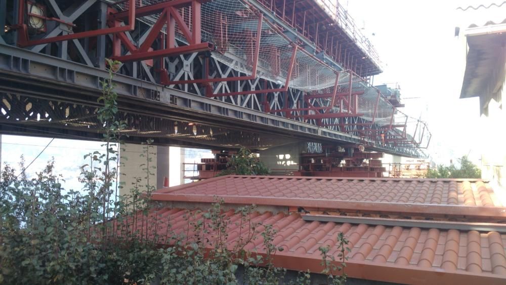 Obras de la ampliación del Puente de Rande