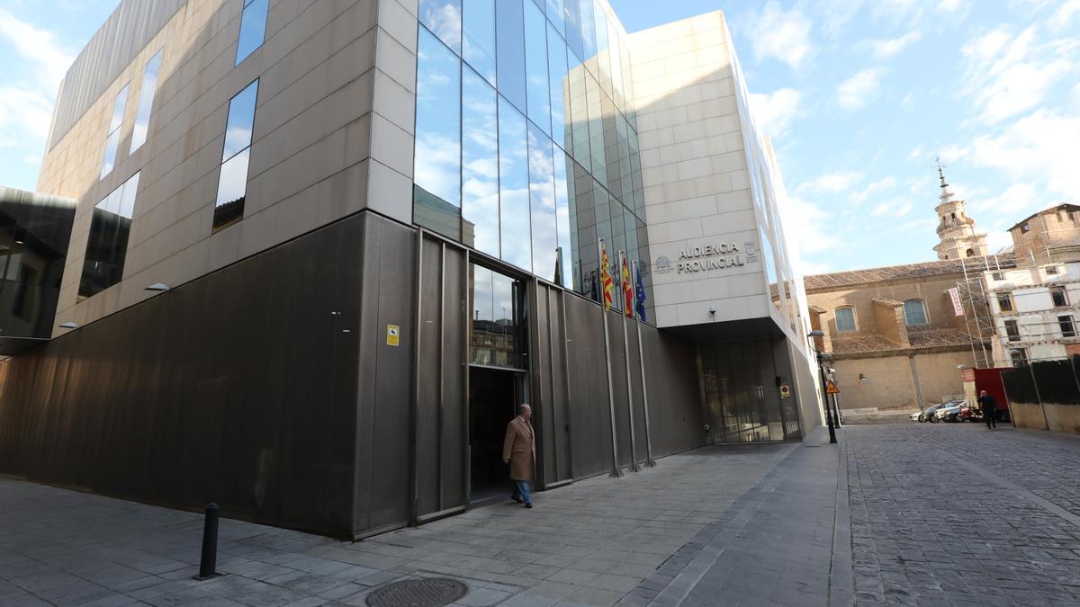 La vista oral se celebró ayer ante la Sección Primera de la Audiencia Provincial de Zaragoza.