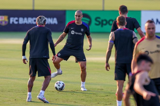 Así ha sido el entrenamiento del Barça en la Base Naval de la Marina de Annapolis para preparar el clásico