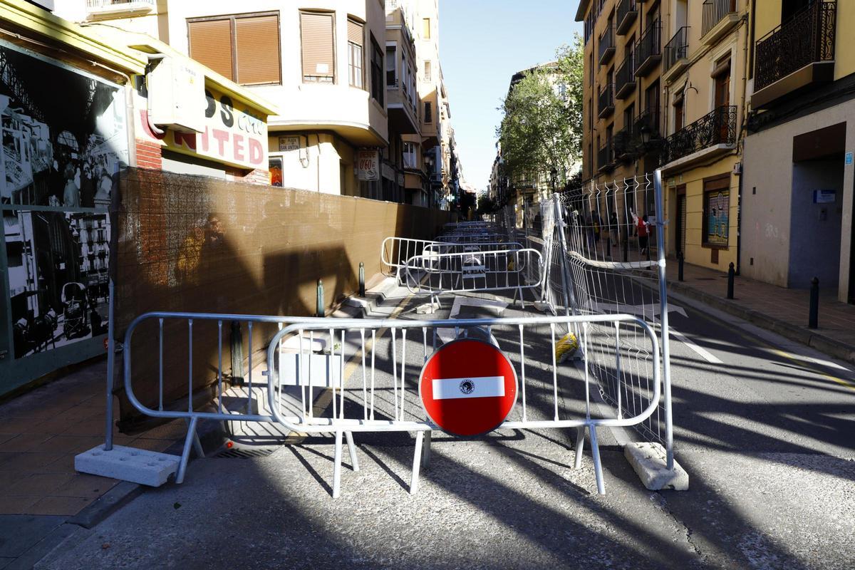 Adiós a la antigua calle Manifestación de Zaragoza: los primeros trabajos dejan estas imágenes