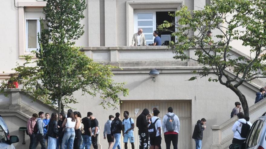 Primer día del curso 2024-25 en el IES Rosalía Mera de A Coruña