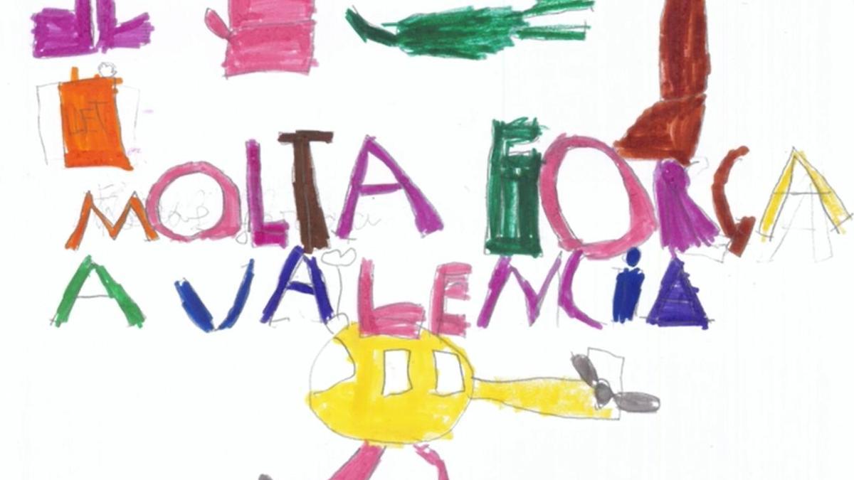 Los alumnos de Cocentaina dan ánimos a los afectados por la devastadora DANA con sus dibujos