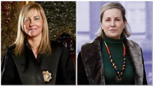 Isabel Perelló Domenech con Pilar Teso.