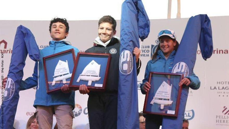 Alessandro Cortese, Lisa Vucetti y Tim Lubat, campeones del Trofeo Euromarina Optimist Torrevieja