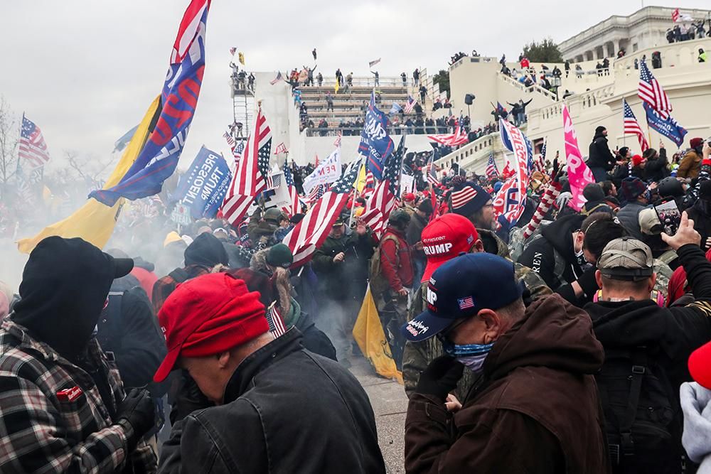 Imágenes del asalto al Capitolio por simpatizantes de Trump