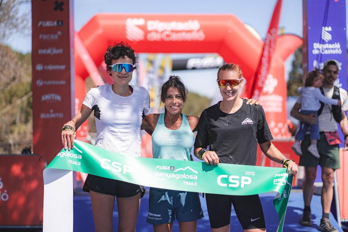 Podio femenino de la CSP.