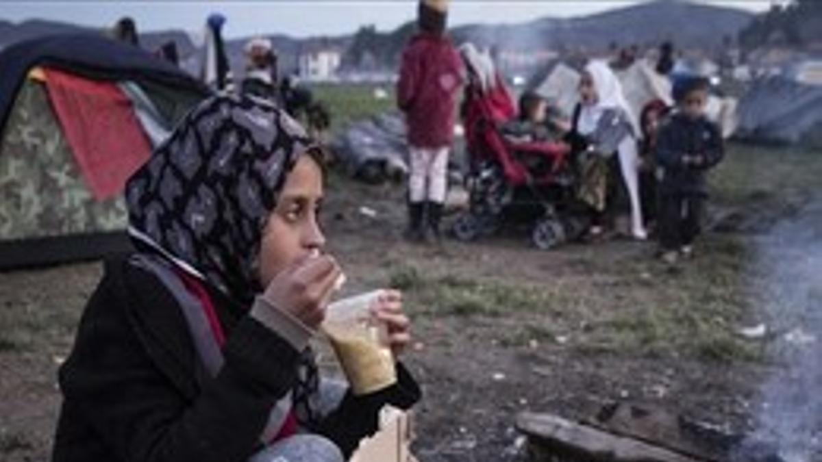 El bebé de Idomeni