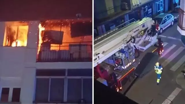 Incendio en una vivienda del barrio de Miralvalle de Plasencia