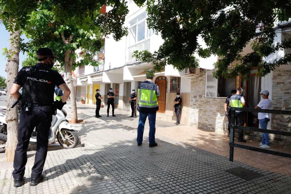 Operación de la Policía Nacional en Ibiza con varios detenidos por tráfico de drogas