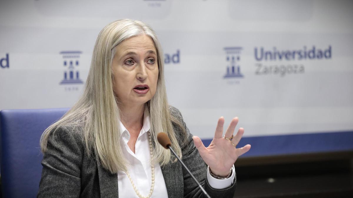 La vicerrectora de Economía de la Universidad de Zaragoza, Paloma Apellániz