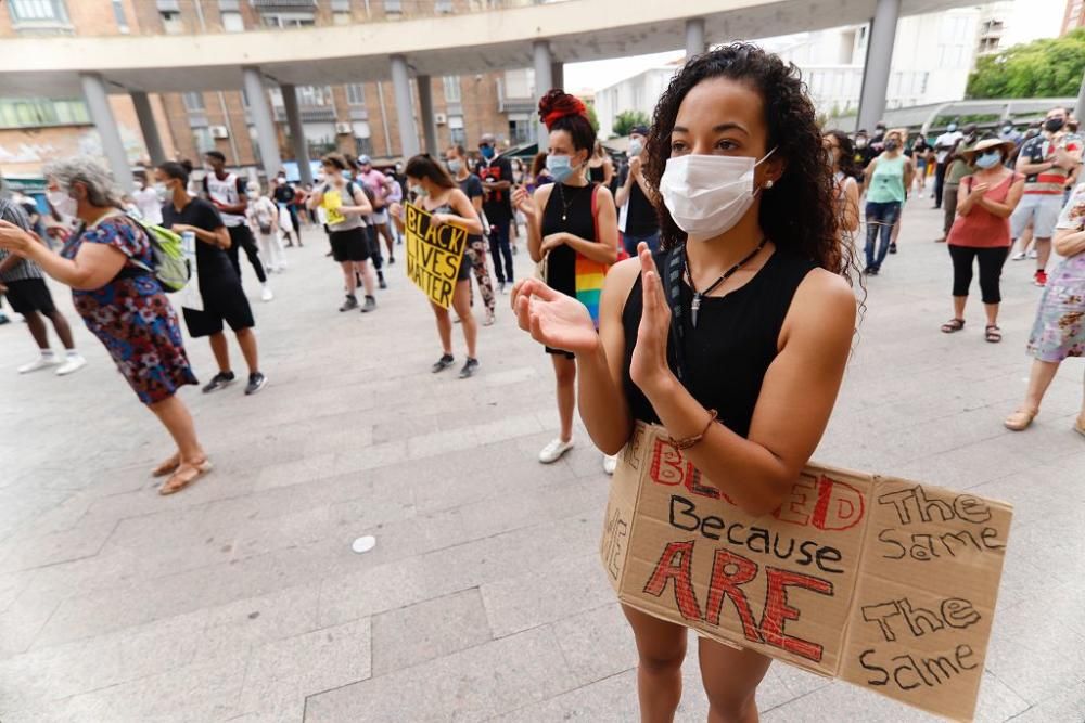 Protesta contra el racismo en Murcia