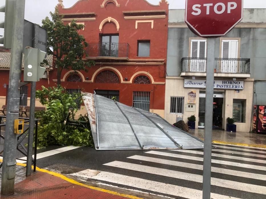 temporal maritimo en la ribera