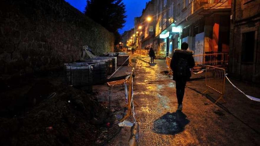 Obras en la calle Vista Alegre. // Iñaki Abella