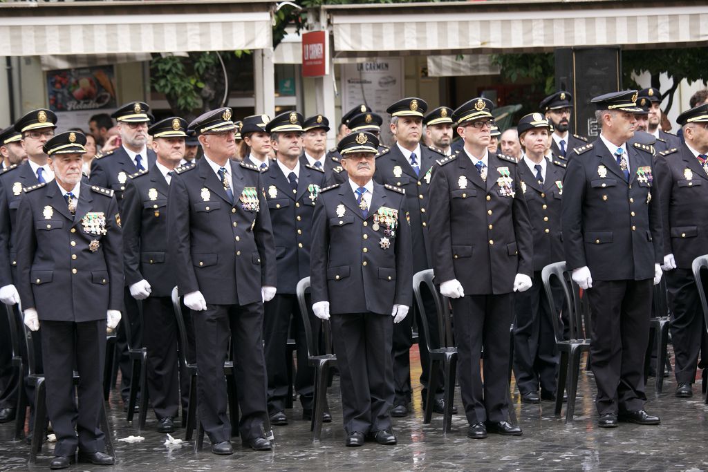 Las imágenes de la celebración de los Santos Ángeles Custodios de la Policía Nacional en Murcia