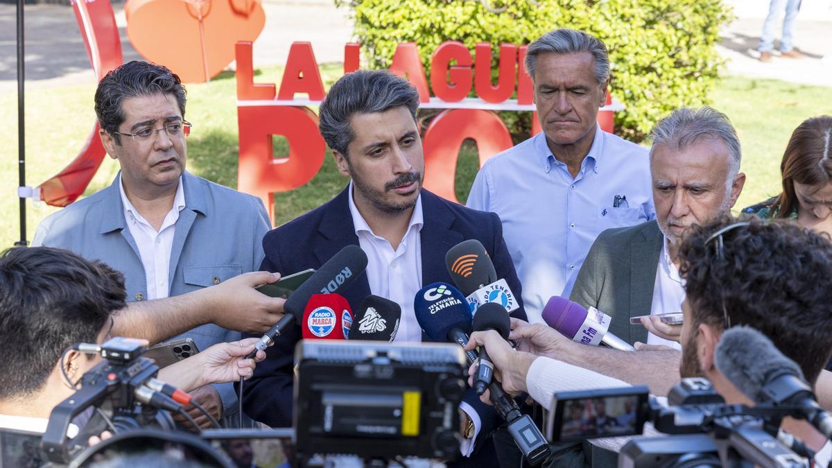 Acto electoral del PSOE en La Laguna