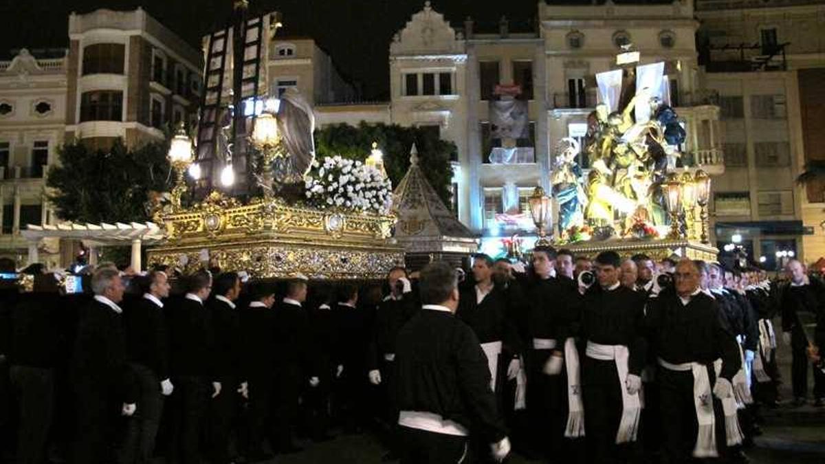 El Encuentro entre la Dolorosa y el Devallament de Alzira, en una imagen de archivo.