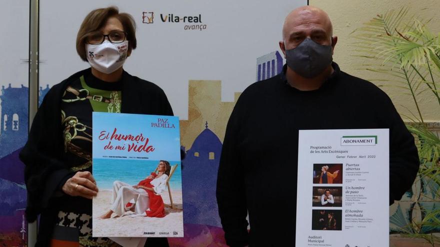 Royo y Martínez desgranaron la programación cultural incluida en el abono de artes escénicas de Vila-real. | MEDITERRÁNEO