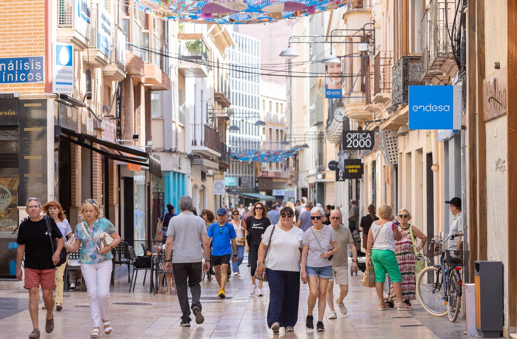 Calle Major de Gandia.