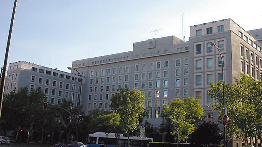 Sede del Ministerio de Defensa, en Madrid.