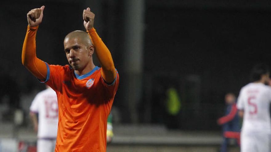 Otro de los protagonistas del partido fue Sofiane Feghouli