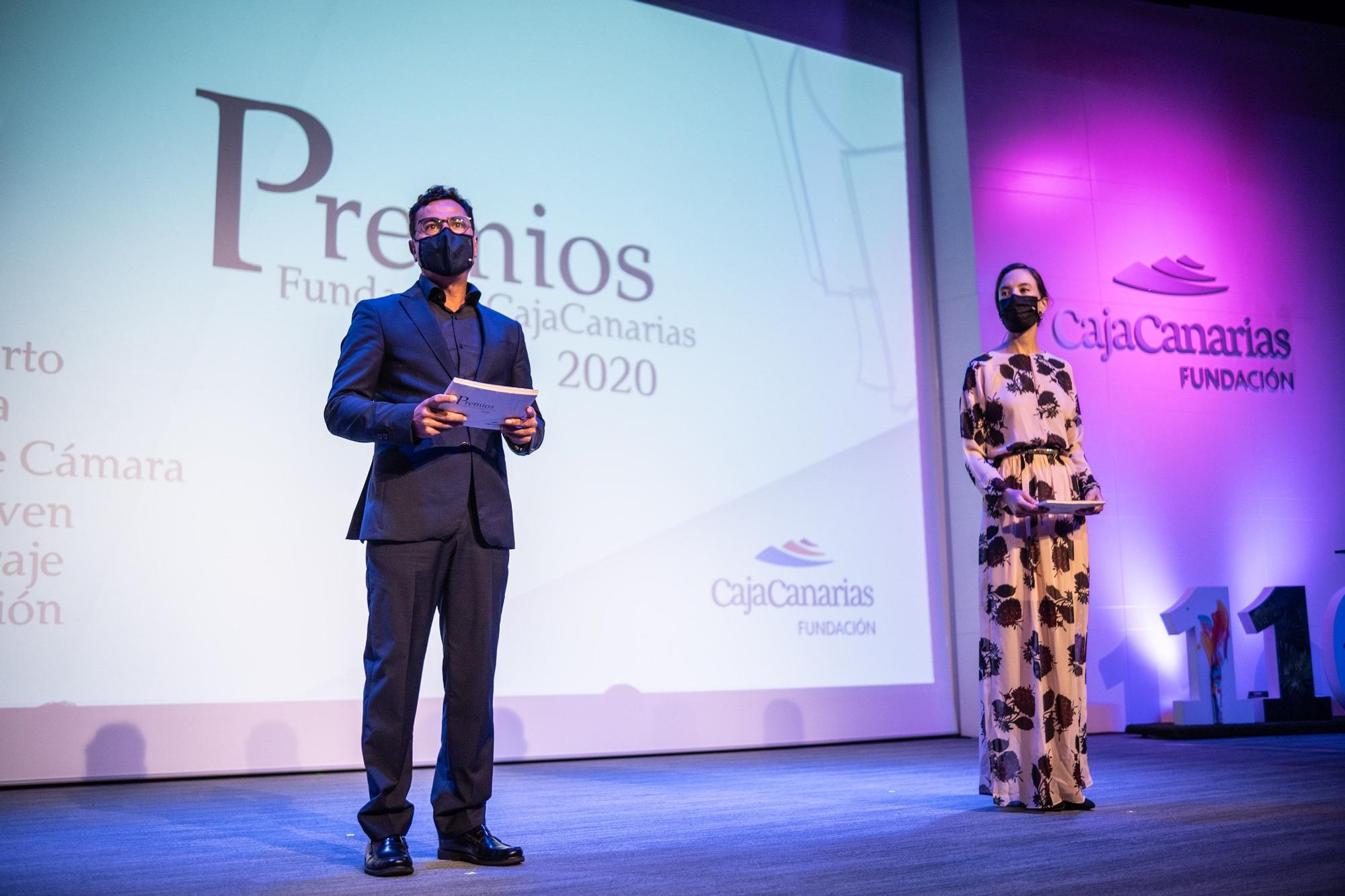 Entrega de los premios culturales de CajaCanarias 2020