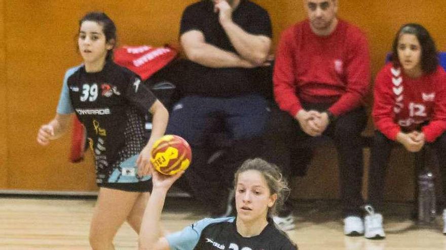 Celia Rofoyo durante un partido del campeonato.