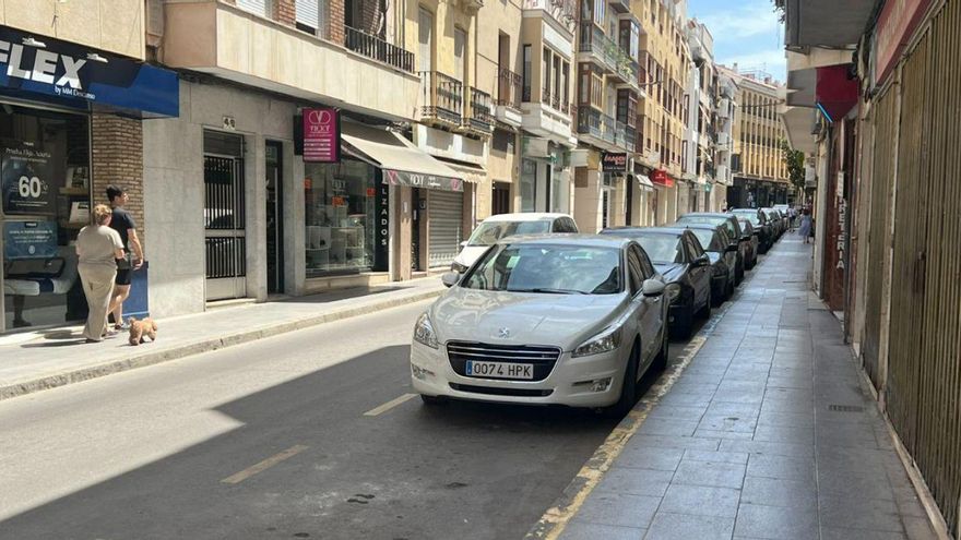 Calle El Peso, desde la intersección con la calle El Agua.