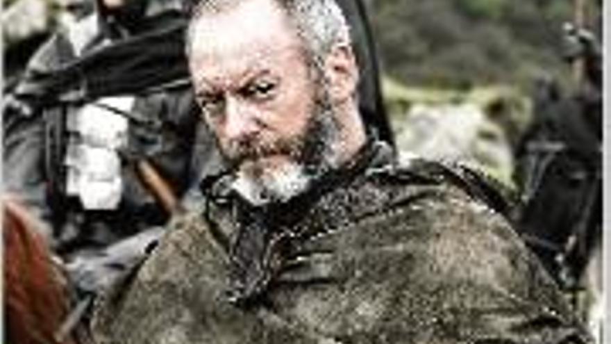 Davos Seaworth, de &quot;Joc de trons&quot;, visita un refugiat sirià