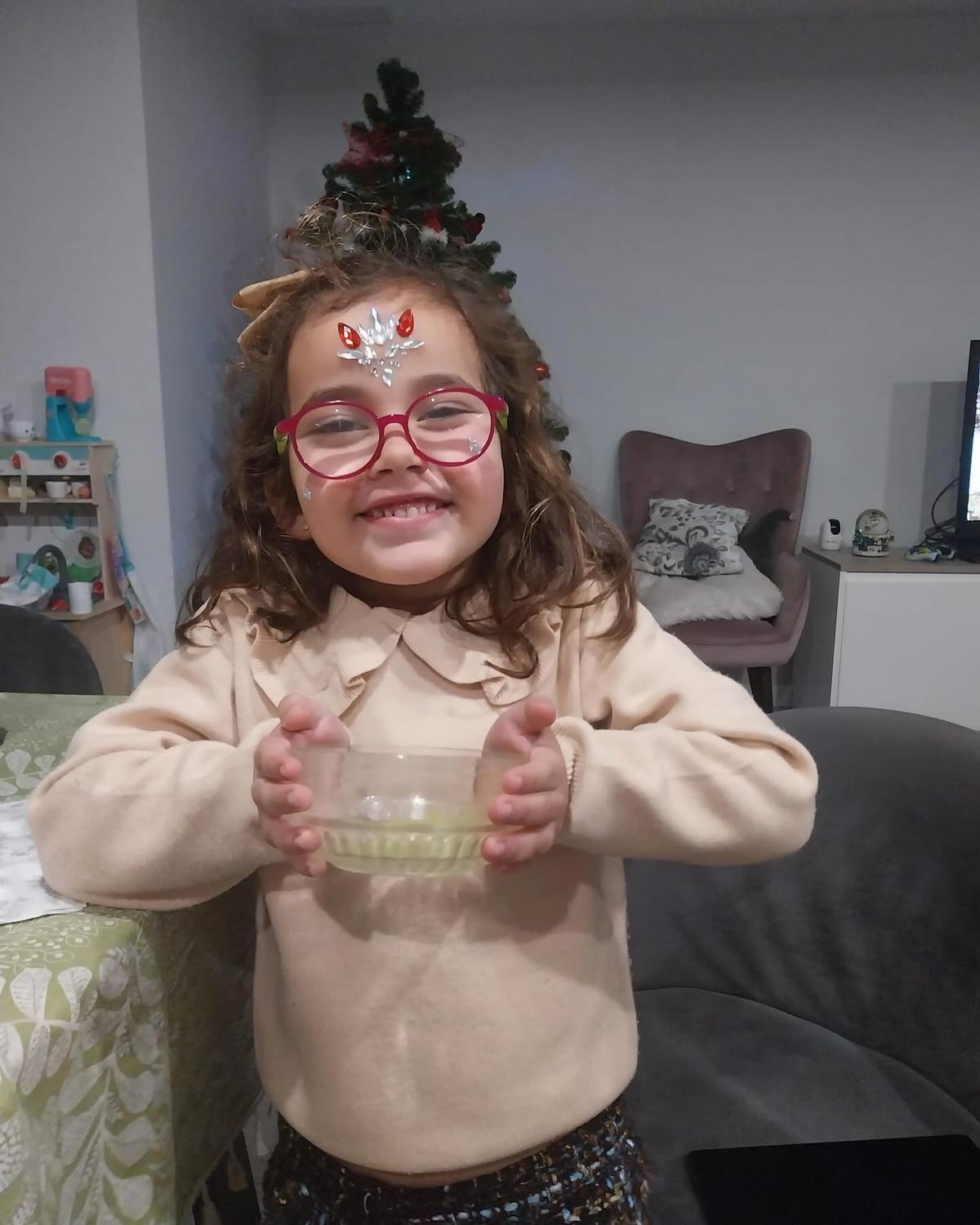 Sofía tiene ahora cinco años.