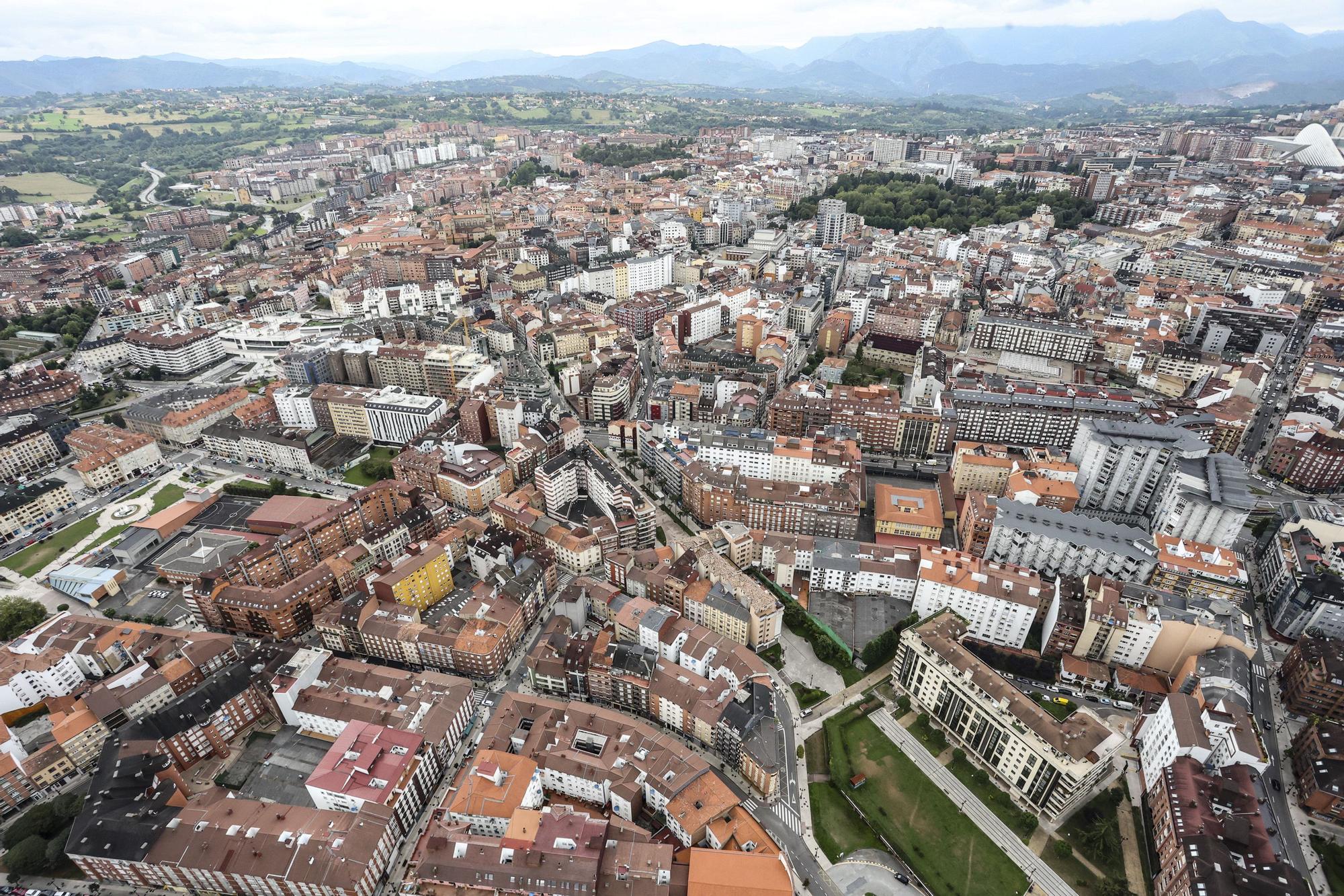 Las mejores imágenes de Oviedo desde el aire