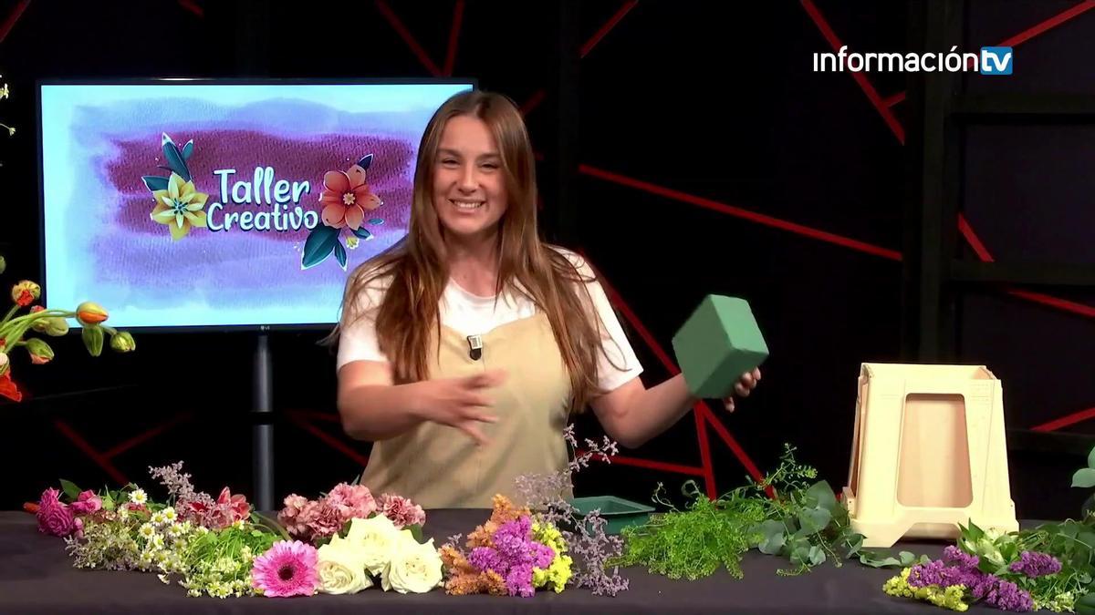 Crea tu propio centro de mesa con espuma floral en Taller Creativo