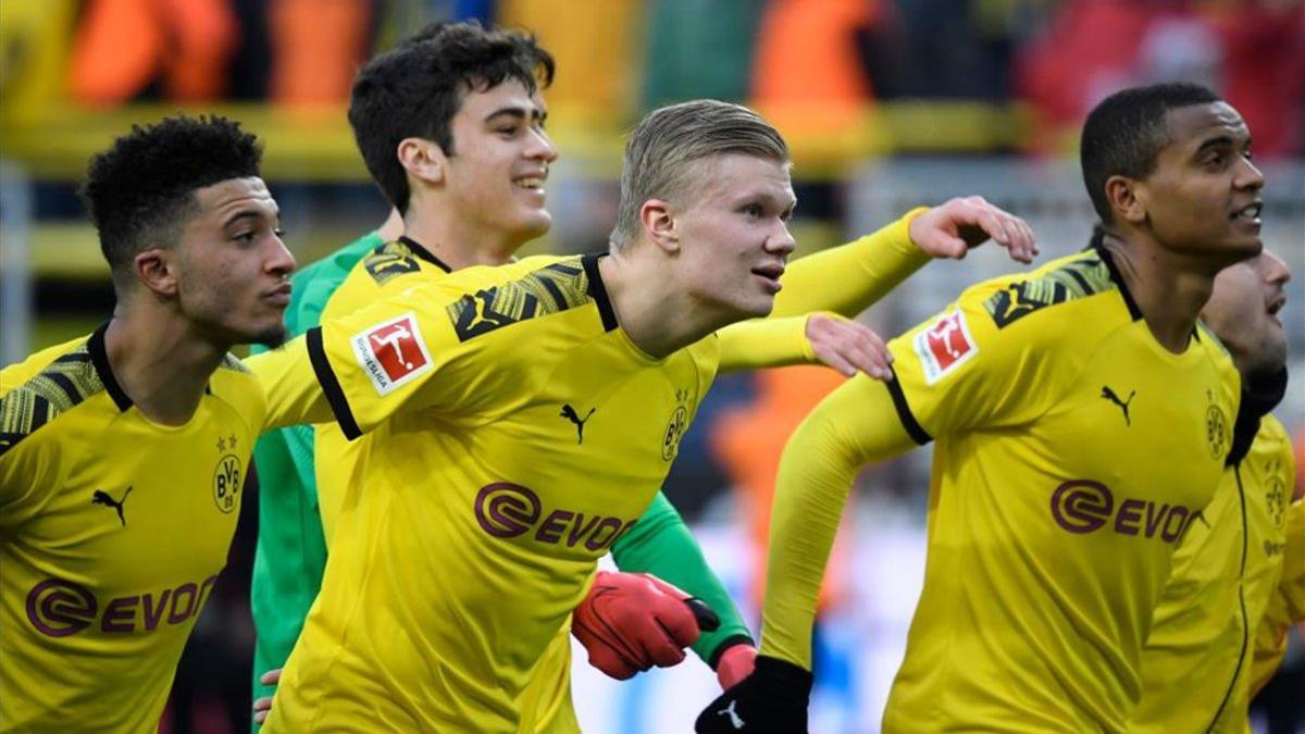 Erling Haaland ha encontrado en el Borussia Dortmund su hábitat ideal