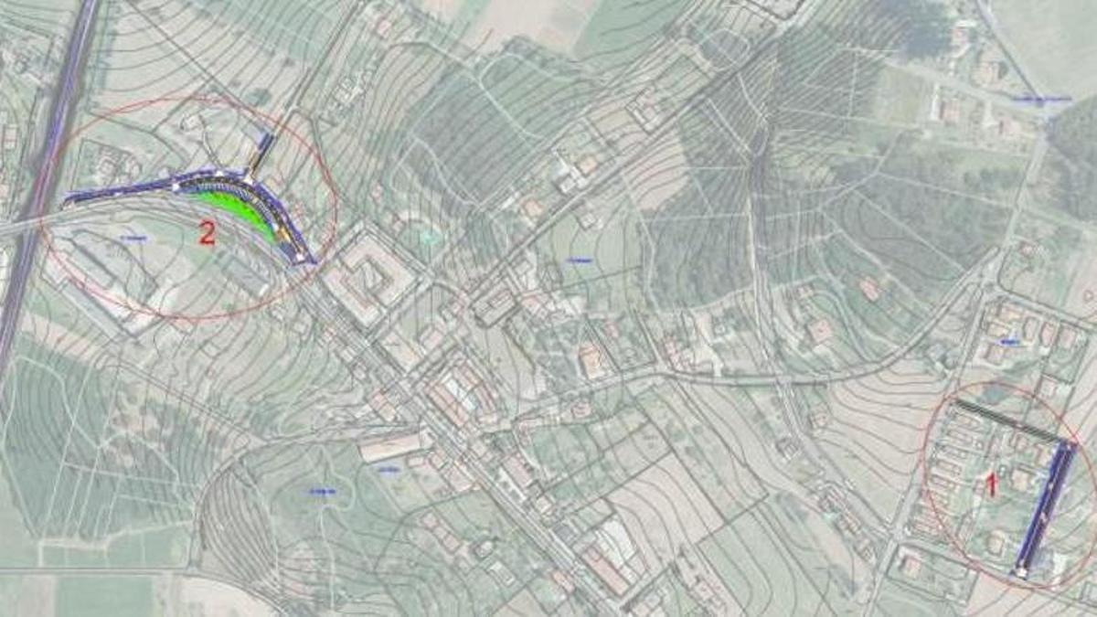 Planos de las obras previstas en Lestedo