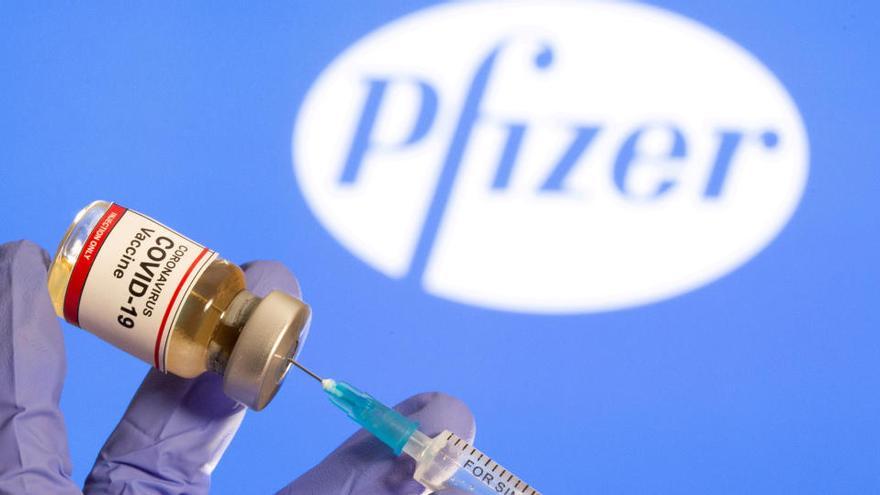 Una vacuna de Pfizer.