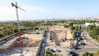 Más máquinas llegarán al Parque Metropolitano Oeste de Murcia las próximas semanas: arrancan las obras de la segunda fase