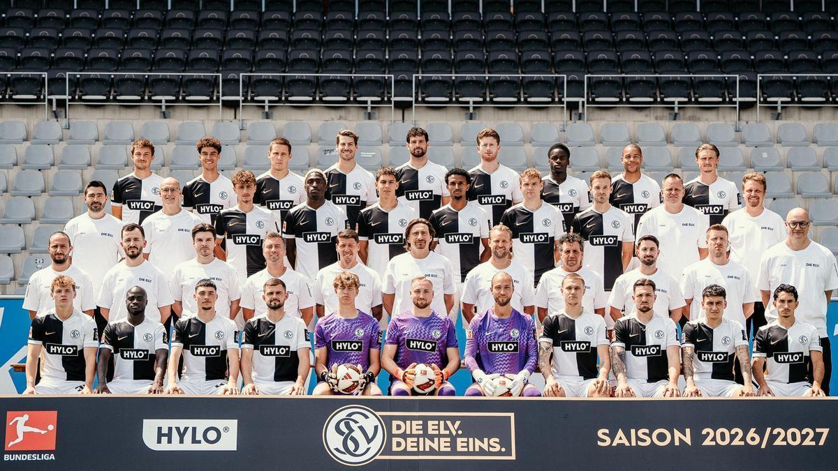 Die Aufstiegsmannschaft der SV Elversberg. Nicht auszuschließen, dass sie auch in der Bundesliga für Überraschungen sorgt.