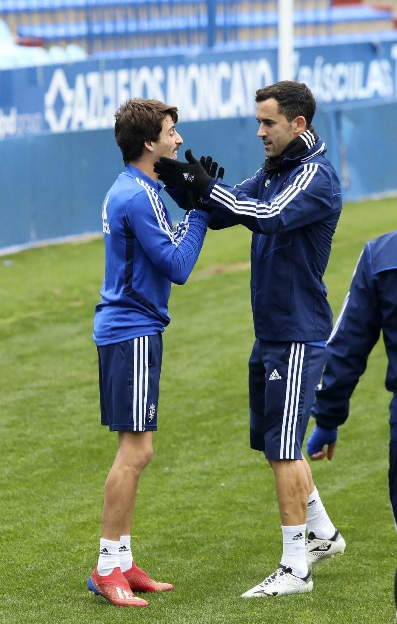 Entrenamiento del Real Zaragoza 19 de diciembre