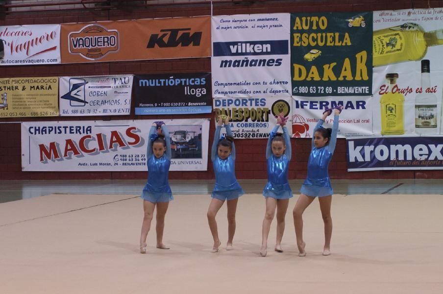 Exhibición de la Escuela de gimnasia rítmica