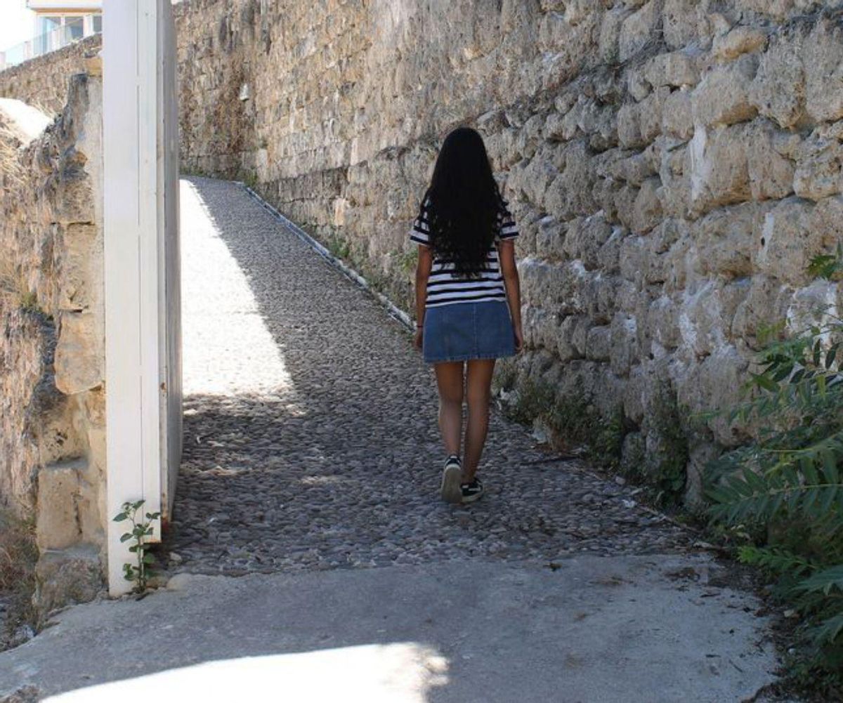 Acceso a la parte inferior del  Huerto de las Infantas.
