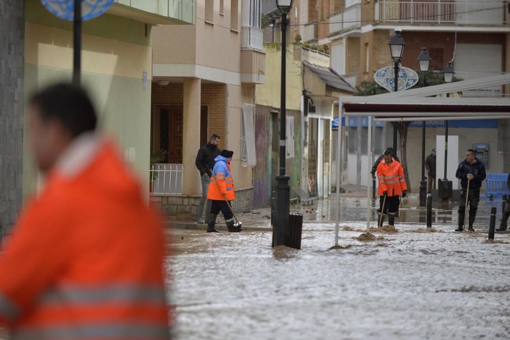 Borrasca Gloria: lluvias e inundaciones en Los Alcázares y San Javier