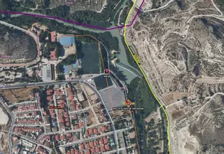 Rescatan a una mujer arrastrada por la corriente en la zona de baño del río de Archena