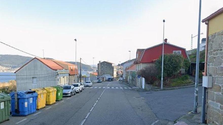 Un motorista herido tras chocar contra un coche en Vigo