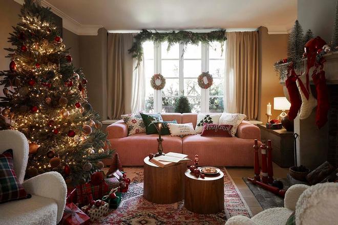 Salón para una Navidad tradicional propuesta por Westwing