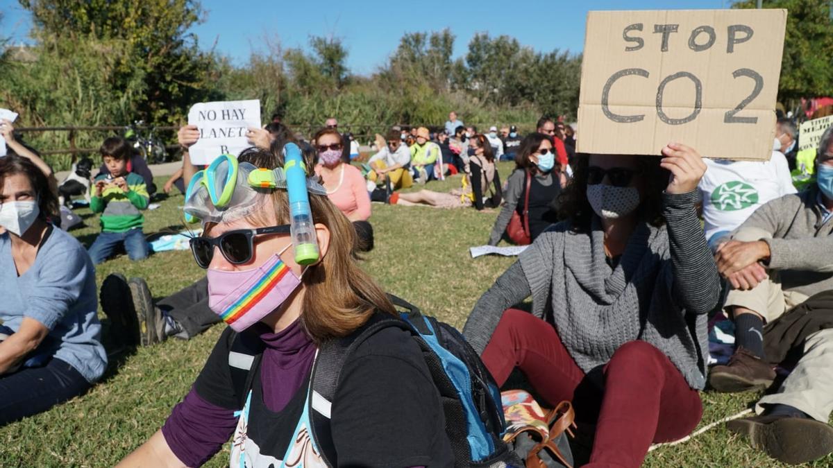 Manifestación para exigir medidas contra el cambio climático en Córdoba.