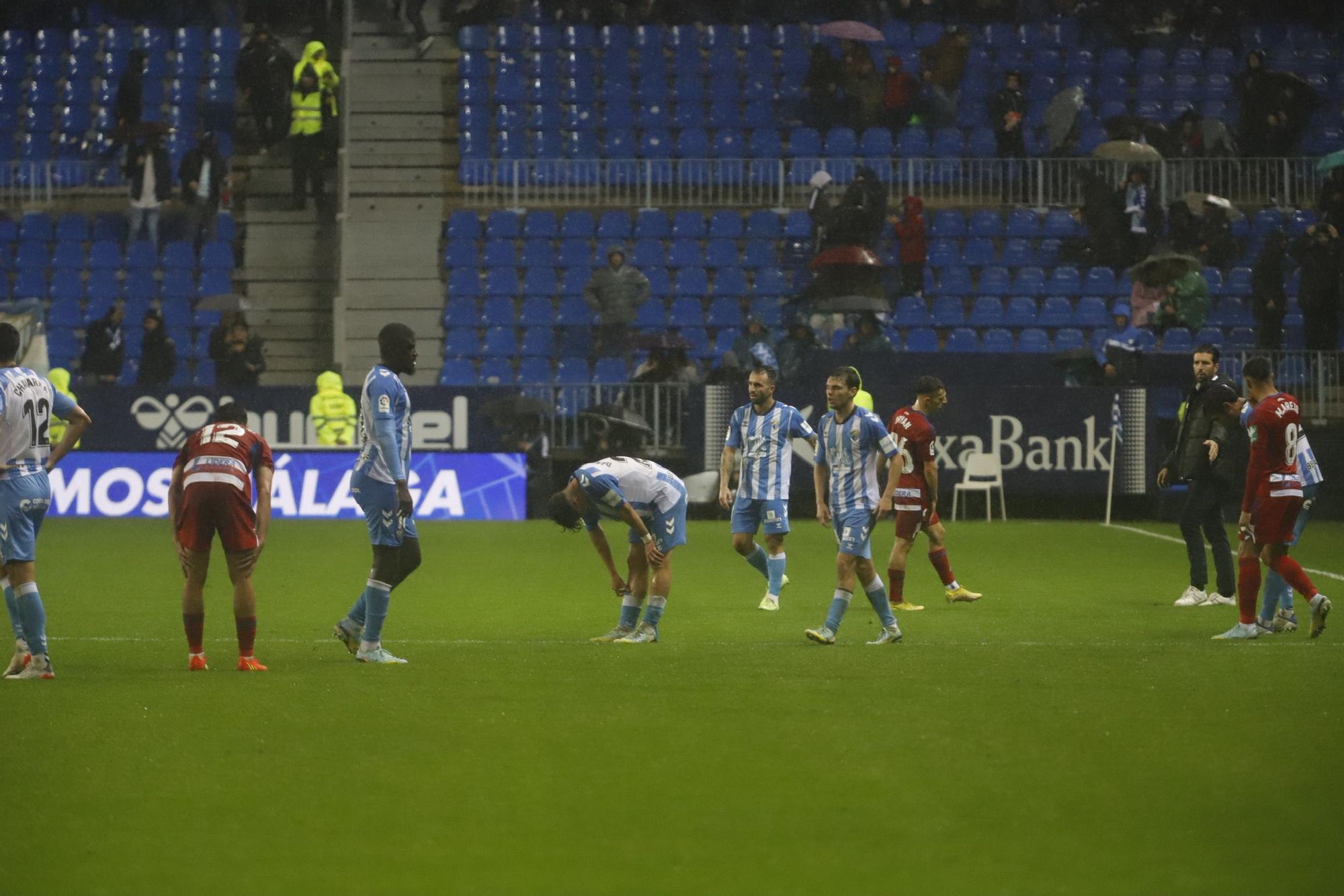 El Málaga CF - Granada CF, en imágenes