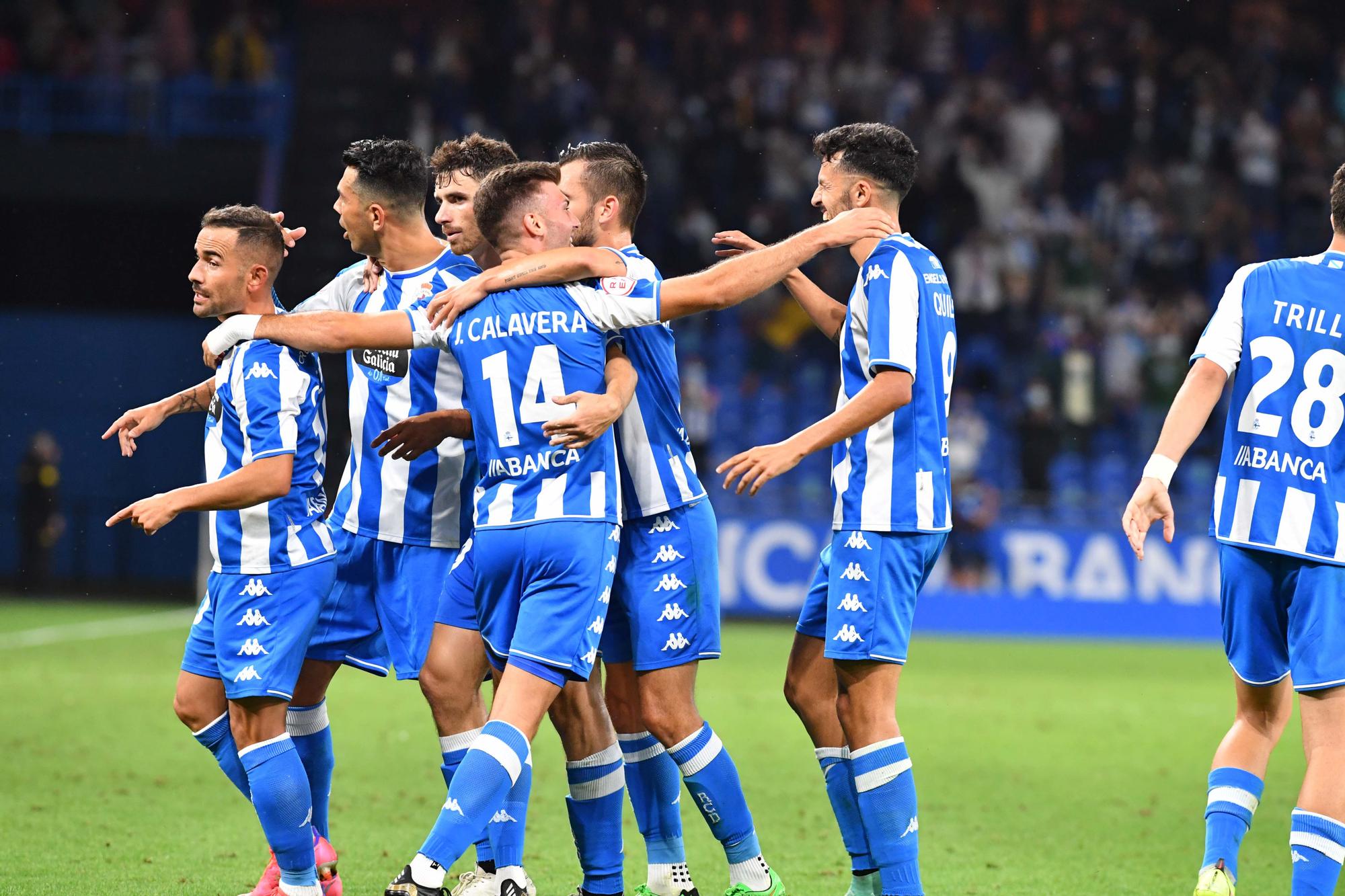 El Dépor golea al Celta B en Riazor