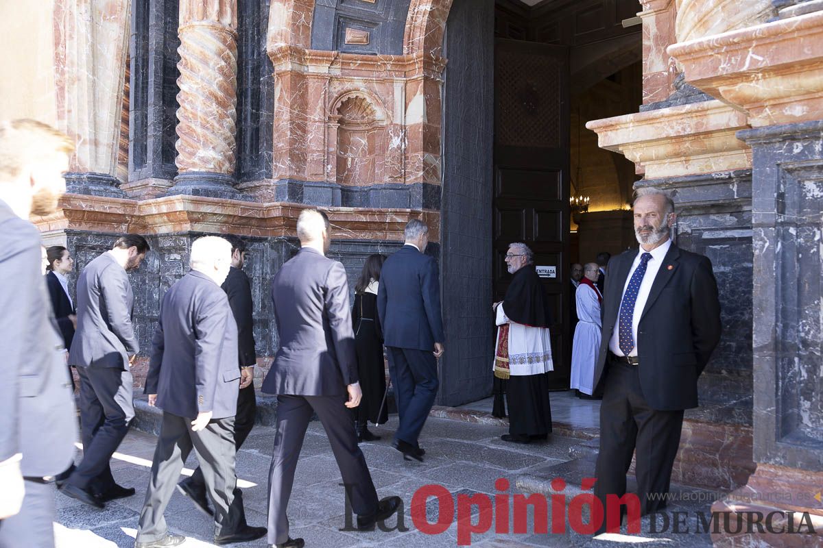 Visita de los reyes de España a Caravaca (explanada de la Basílica)